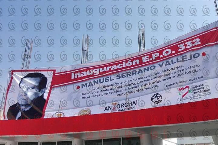 Inauguran E.P.O. 332 MANUEL SERRANO VALLEJO en San Francisco Acuautla