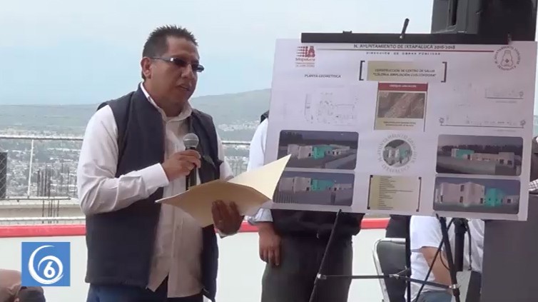 Dan banderazo de inicio de construcción del centro de salud en la colonia Luis Córdoba Reyes