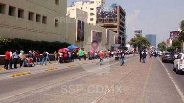 CNTE se manifestó en Televisa