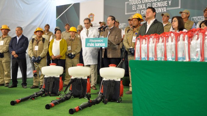 Lanza Eruviel Ávila campaña contra el Zika, Dengue y Chicungunya en 17 municipios del Edomex