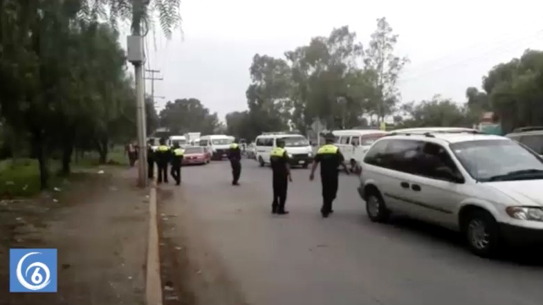 Operativo permanente de tránsito estatal y medio ambiente en el Tubo Azul 