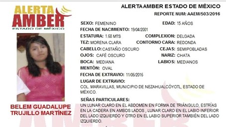 Alerta Amber Estado de México