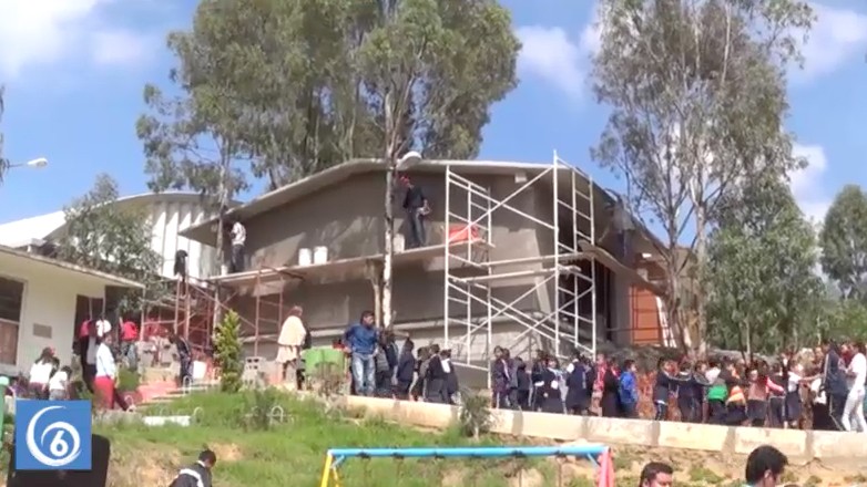 Autoridades inauguran módulo sanitario en el Preescolar Ehecatl ubicado en la colonia El Contadero