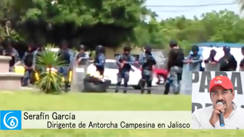 En entrevista telefónica con Serafín García, Dirigente de Antorcha Campesina en Jalisco