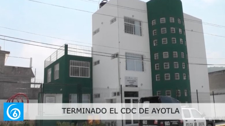 Concluido el Centro de Desarrollo Comunitario de Ayotla