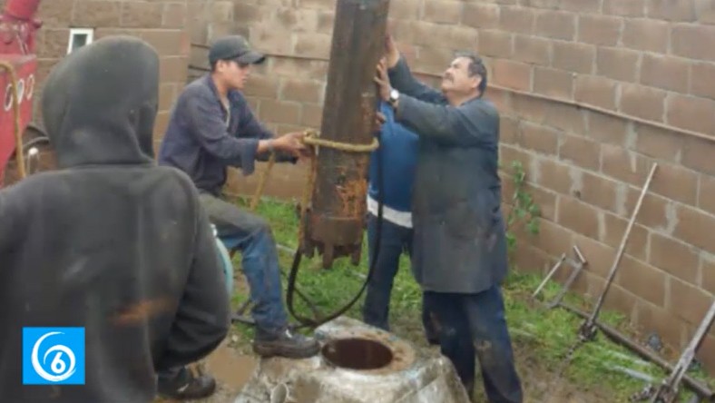 ODAPAS cambia bomba del pozo 37 en la unidad Jesús María