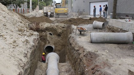 ODAPAS realiza obras en el ejido de Santa María