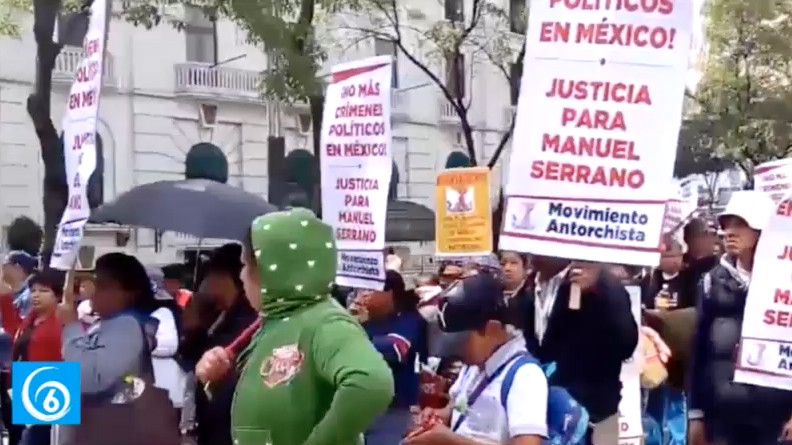 Antorcha anuncia plantón en la Ciudad de México