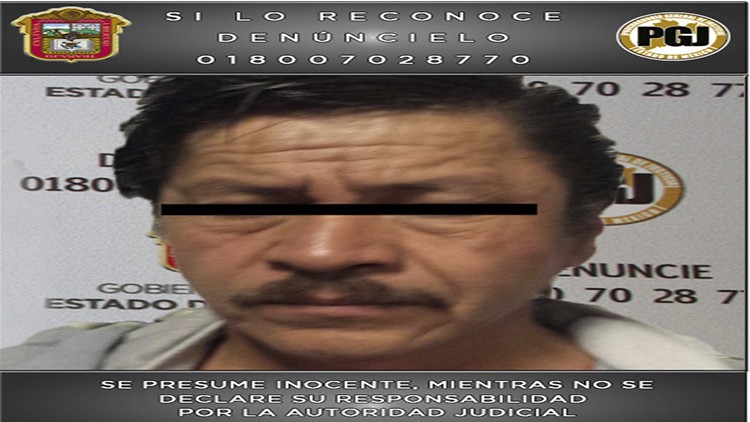 Detiene PGJEM a presunto violador serial