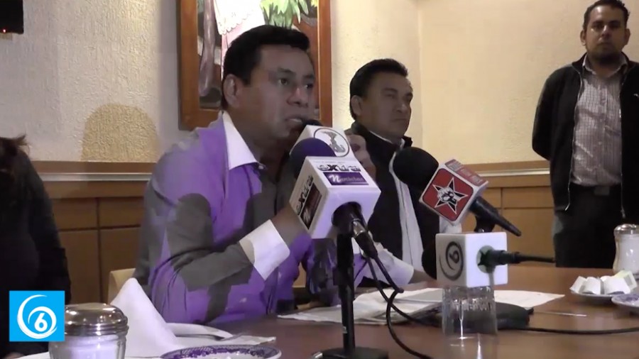 El diputado local Fernando González Mejía, denuncia en conferencia amenazas de muerte