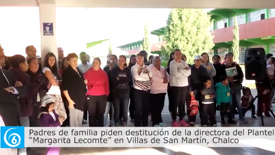 En primaria de Chalco, padres de familia piden la destitución de la directora