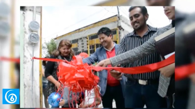 Pavimentaciones en el barrio San Pedro en el municipio de Chimalhuacán