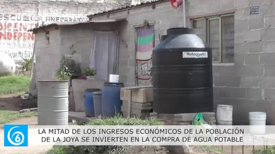 Habitantes de la colonia La Joya inviertan la mitad de su sueldo en la compra de agua
