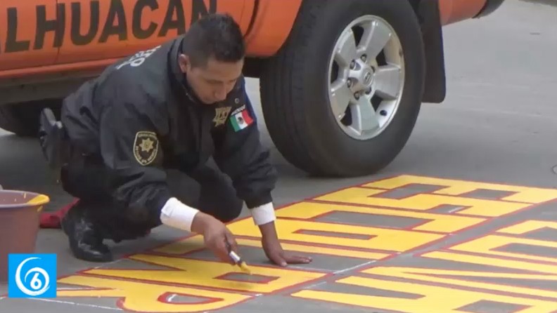 Ponen en marcha señalización en zonas escolares de Chimalhuacán