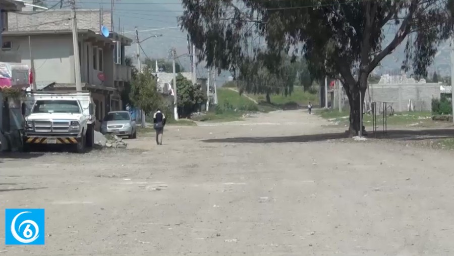 Vecinos de la colonia Paraíso en Chalco piden mayor seguridad