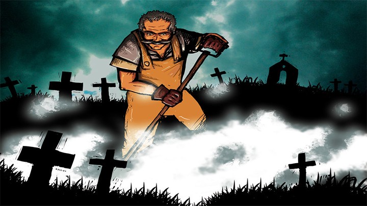 Oficio: Sepulturero