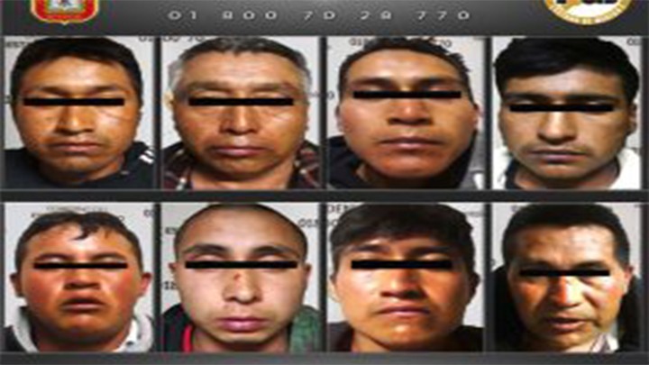 Inician proceso legal en contra de ocho presuntos extorsionadores de un comerciante en Valle de Chalco