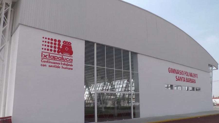 Concluido el gimnasio polivalente de la Unidad Habitacional Santa Bárbara