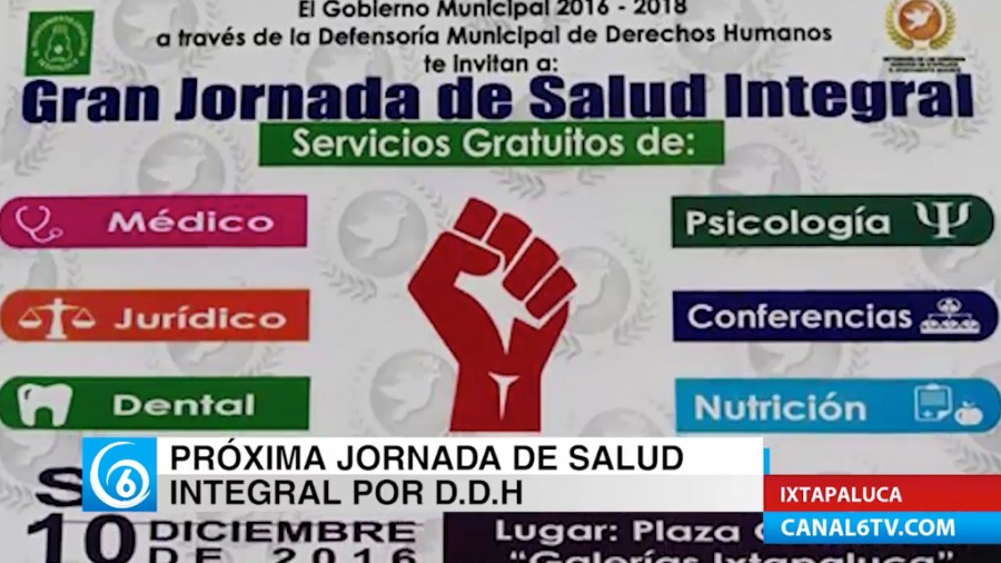 Jornada de salud por parte de la Defensoría Municipal de los Derechos Humanos