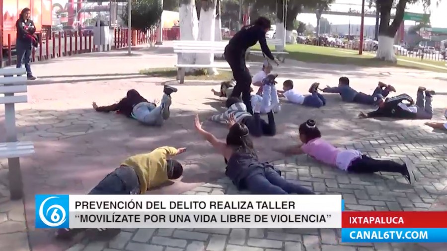 Prevención del delito, realiza taller Movilízate por una vida sin violencia
