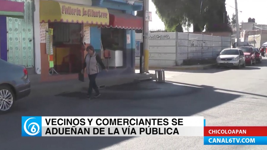 Se prohíbe la obstrucción de vías públicas para el tránsito peatonal y vehicular en Chicoloapan