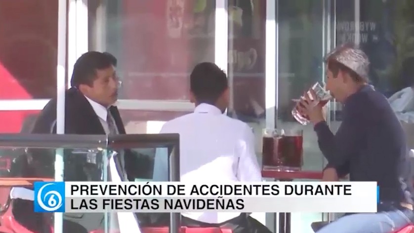 Prevención de accidentes durante fiestas navideñas