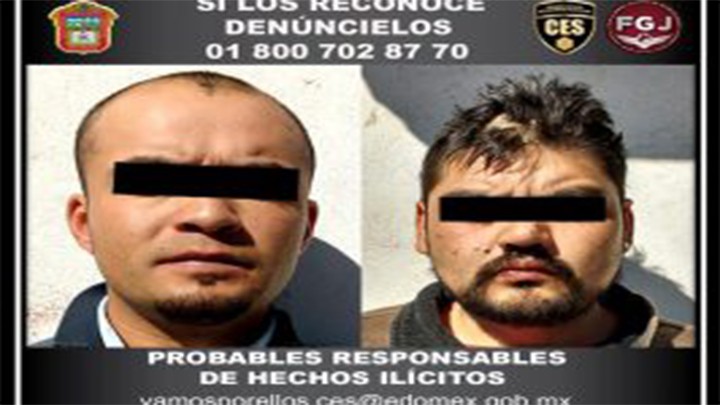 PRESUNTOS DELINCUENTES SON DETENIDOS EN FLAGRANCIA EN NEZAHUALCÓYOTL