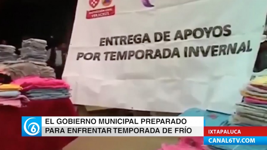 El Gobierno de Ixtapaluca se prepara para temporada de frío