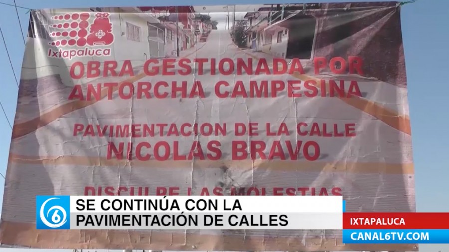 Pavimentan calles en las colonias Emiliano Zapata y El Pilar