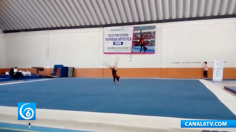 Eliminatoria de gimnasia artística en Chimalhuacán