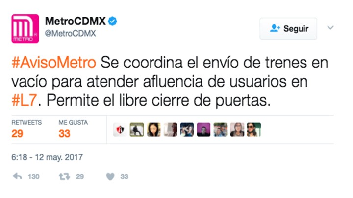 PROTESTA DE CONDUCTORES DEL METRO PROVOCA CAOS EN LA L7 DEL METRO