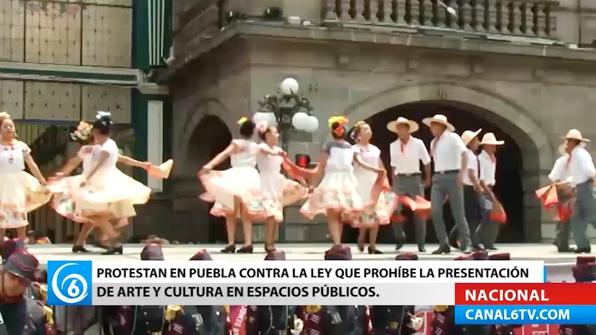 Protestan contra ley que prohibe el arte y la cultura en espacios públicos