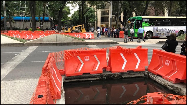 Juzgado permite que continúen obras del Metrobús en Paseo de la Reforma