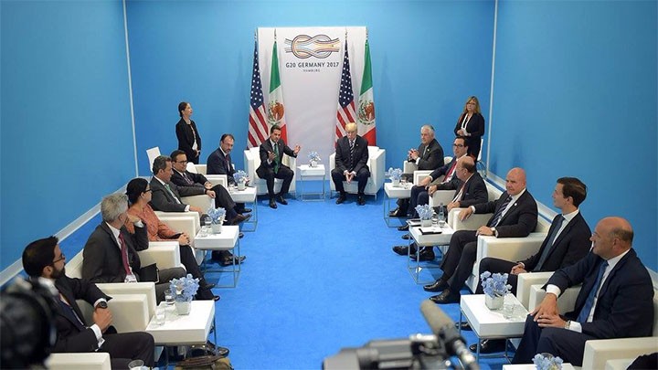 EN CUMBRE G20 SE REUNIÓ PEÑA NIETO CON DONALD TRUMP