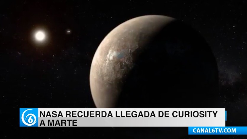 La NASA recuerda la llegada del Curiosity a Marte