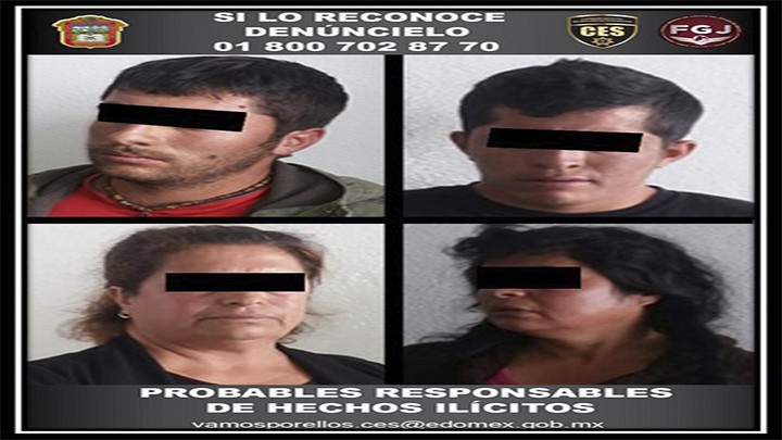 DETIENEN EN IXTAPALUCA A CUATRO PERSONAS POR EL PRESUNTO ROBO DE HIDROCARBURO