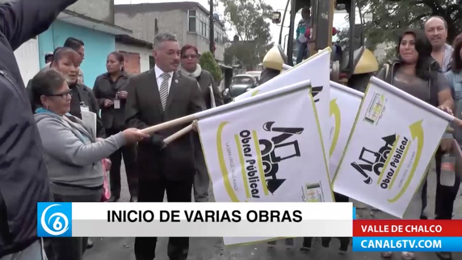 Pavimentación de calles en la colonia Niños Héroes 2º Sección municipio Valle de Chalco