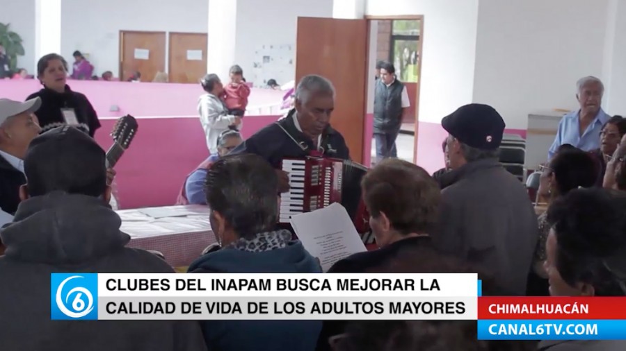 Clubes del INAPAM buscan mejorar la calidad de vida de los adultos mayores