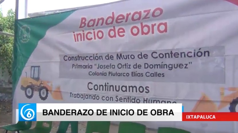 Inicia la construcción del muro de contención para primaria en la colonia Chocolines