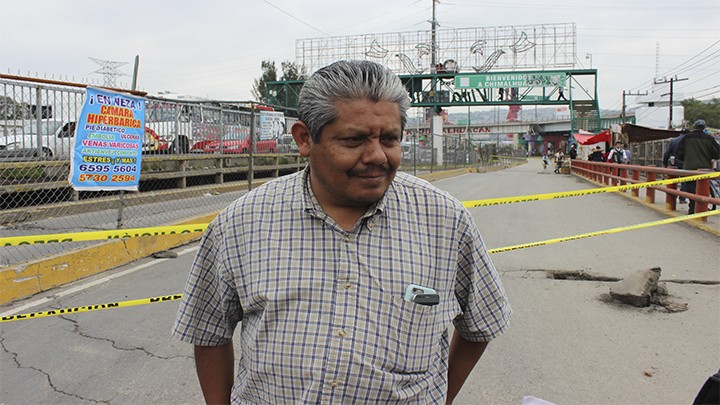 ODAPAS Chimalhuacán y CONAGUA supervisan puente vehicular afectado por Sismo