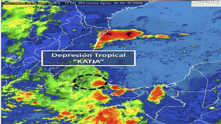 PRIMER SALDO DEL HURACÁN KATIA: DOS MUERTOS EN VERACRUZ