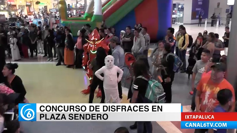 Se realizó el concurso de disfraces en Plaza Sendero Ixtapaluca
