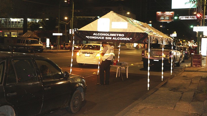 ALCOHOLÍMETRO OPERA LAS 24 HORAS POR FIESTAS DE FIN DE AÑO