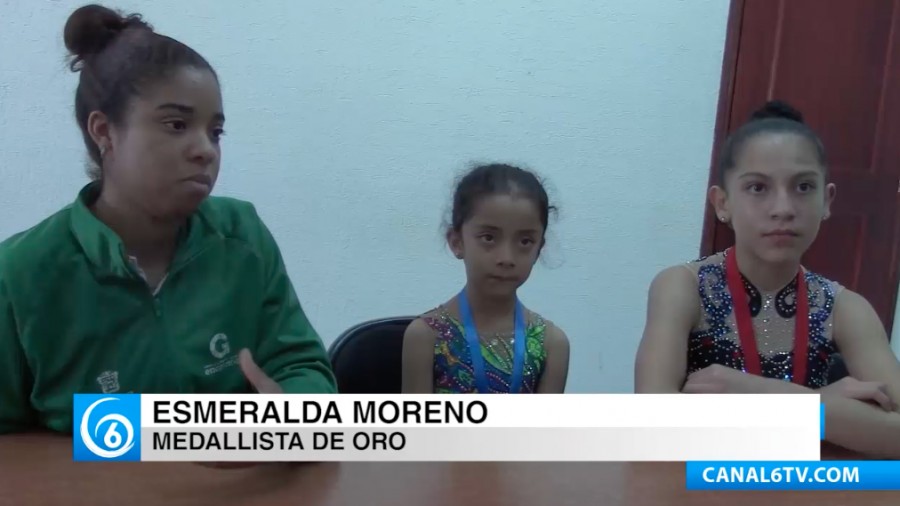 Pequeñas chimalhuacanas se imponen en justa canadiense de gimnasia rítmica