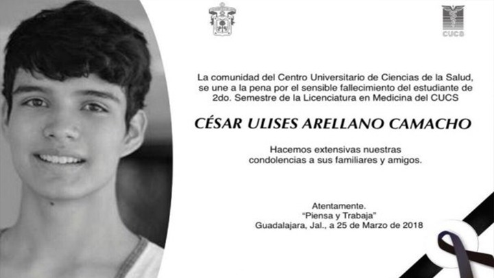 GOBERNADOR DE JALISCO CONFIRMA MUERTE DE ESTUDIANTE DE LA UDEG