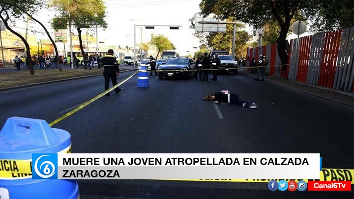 MUJER MUERE ATROPELLADA EN CALZADA ZARAGOZA