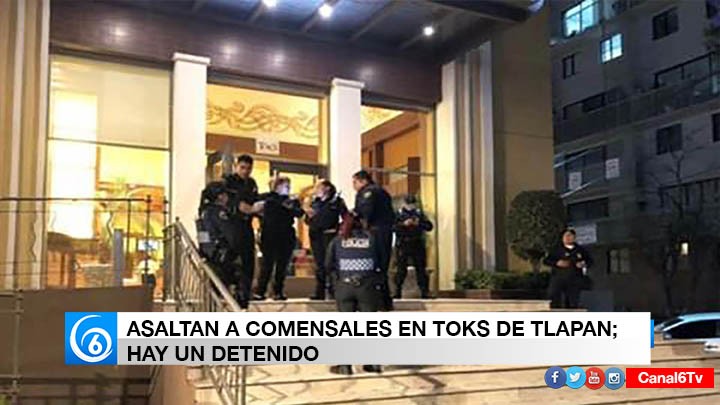 ASALTAN A COMENSALES EN TOKS DE TLAPAN; HAY UN DETENIDO