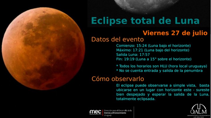 El eclipse lunar más largo del siglo XXI será el próximo viernes