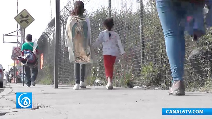 Peregrinos de fé en Chimalhuacán