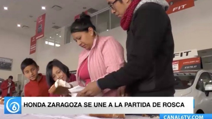 Rosca de Reyes en Honda Zaragoza